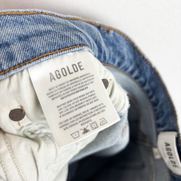 Agolde High Rise Slim Jeans Sz 26 - Picture 10 of 12